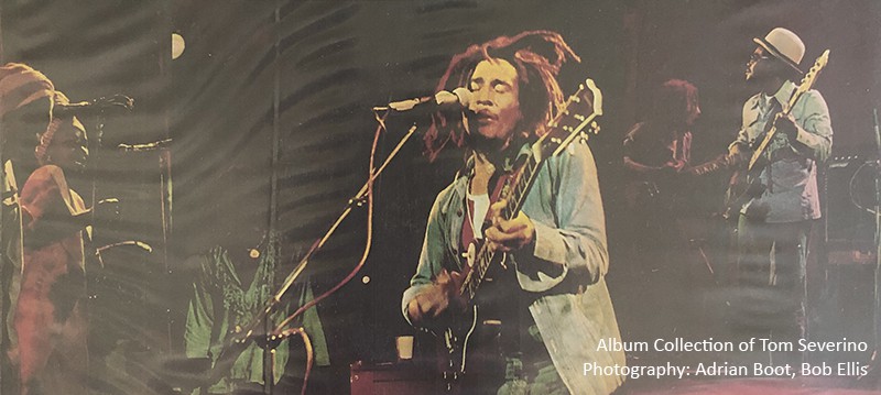 Bob Marley and the Wailers on stage