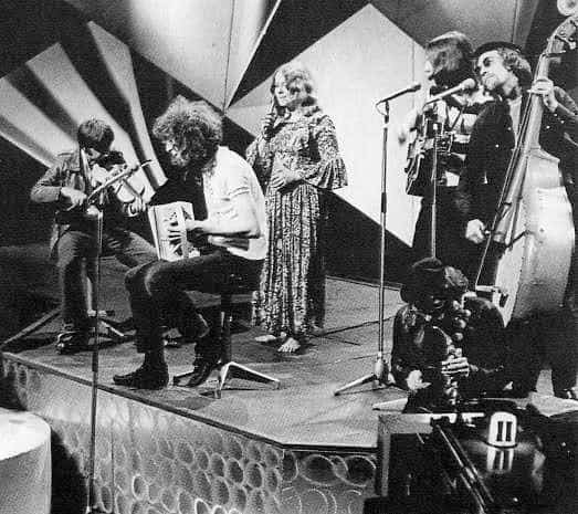 Fairport Convention on stage