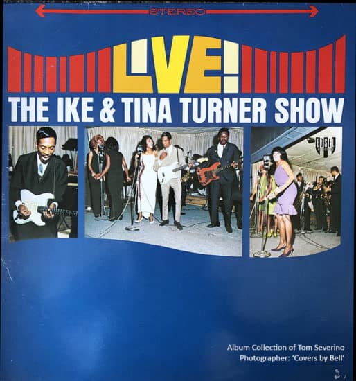 Ike and Tina Turner on stage