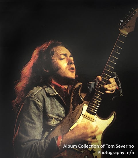 Rory Gallagher on stage