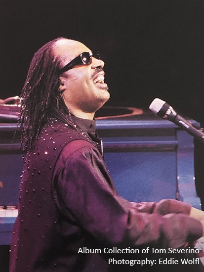 Stevie Wonder on stage