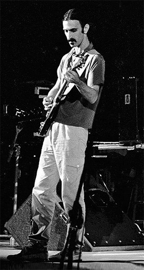 Frank Zappa on stage