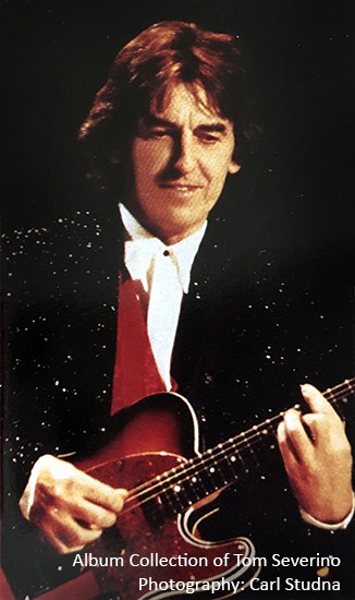 George Harrison on stage