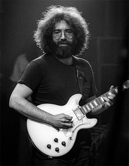 Jerry Garcia on stage