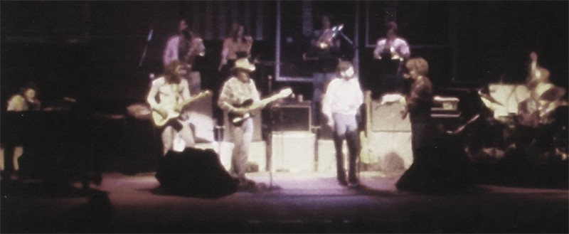 Levon Helm and the RCO All Stars on stage